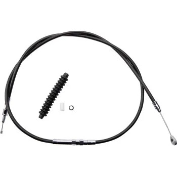 DS High Efficiency Black Vinyl Clutch Cable 64-11/16in Harley Rocker 08-09