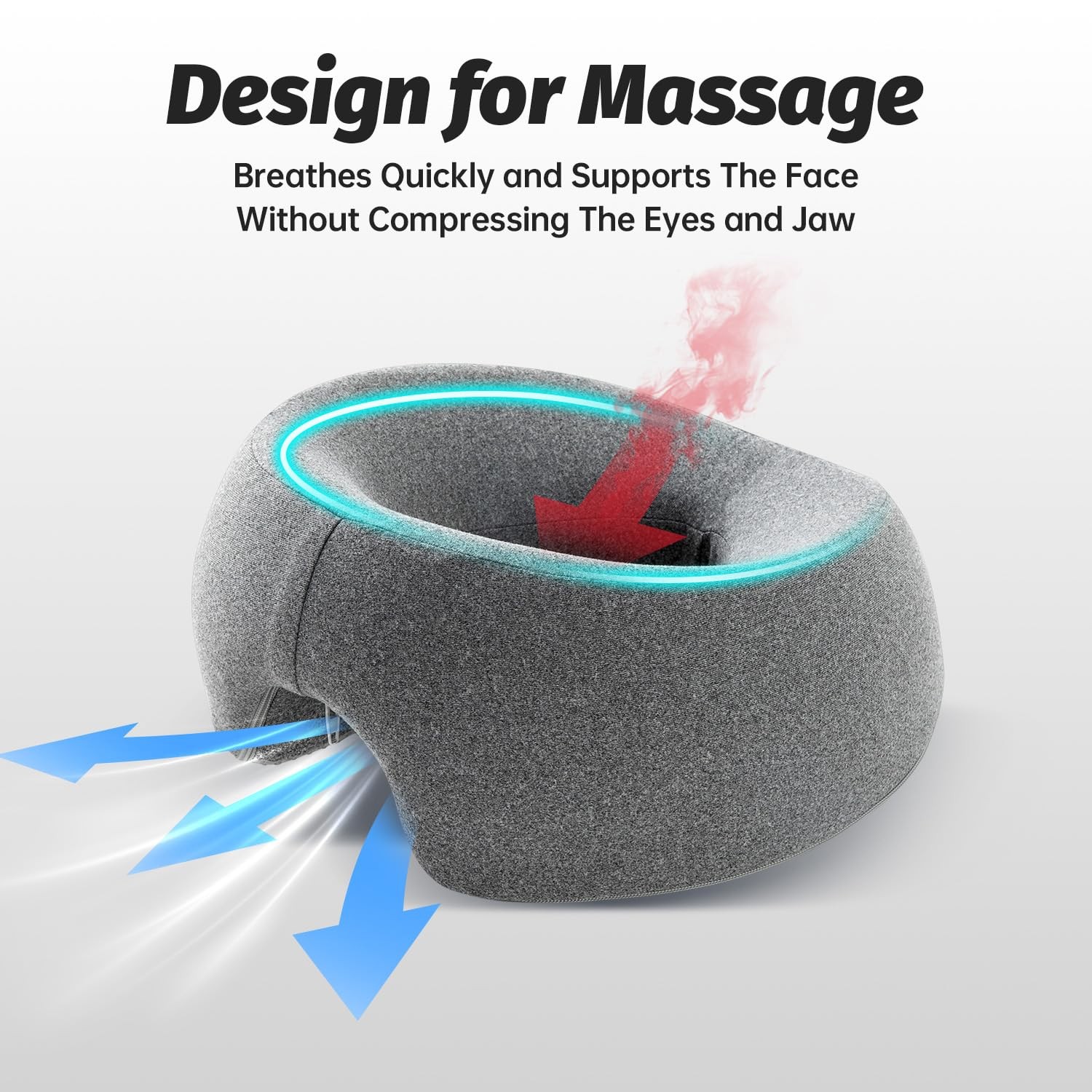 Face Down Pillows for Massage Table, Massage Headrest for Bed, Face Pillow fo...