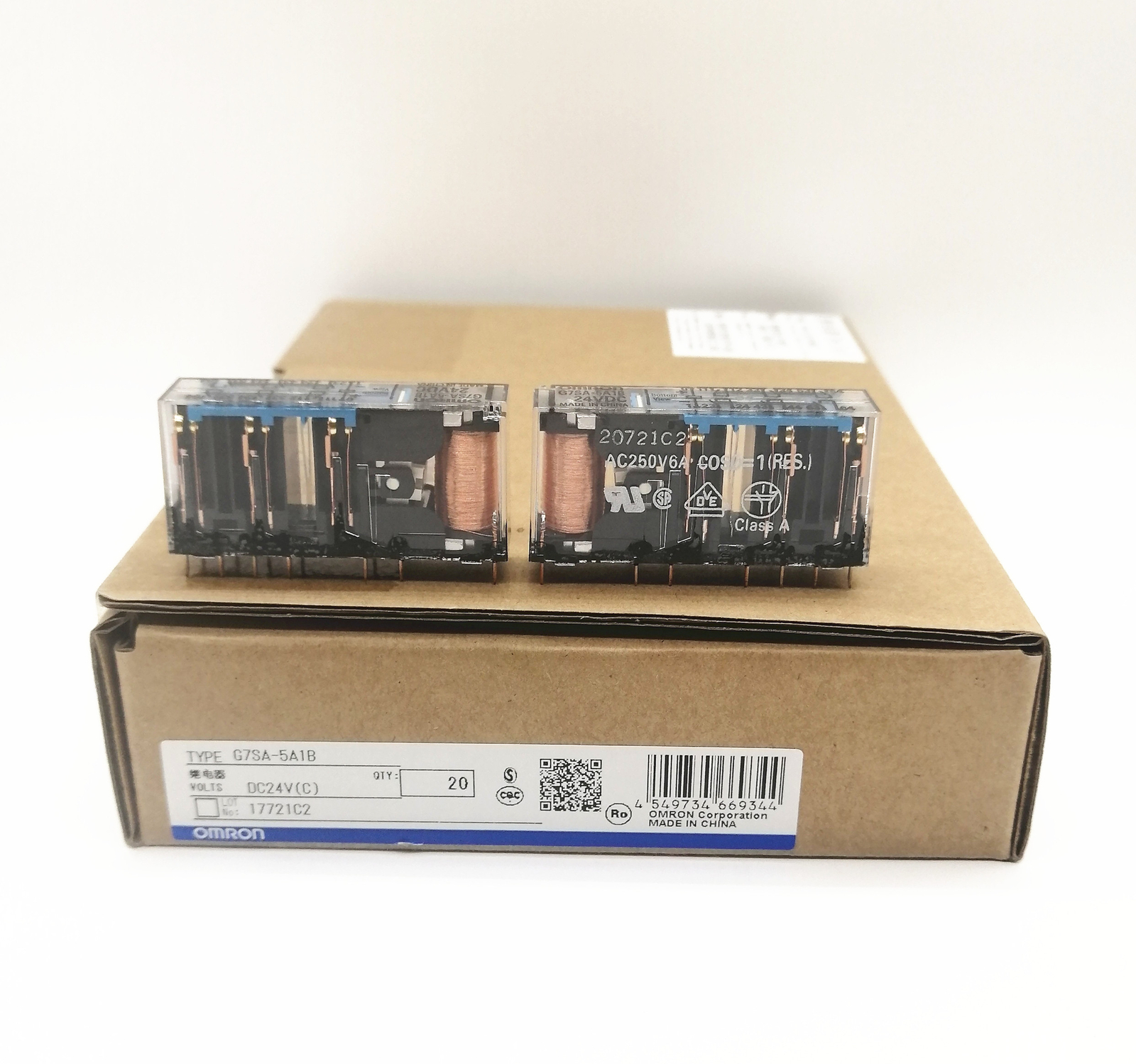 1pcs Omron Safety Relay G7SA-5A1B DC24V Relay Base Combination