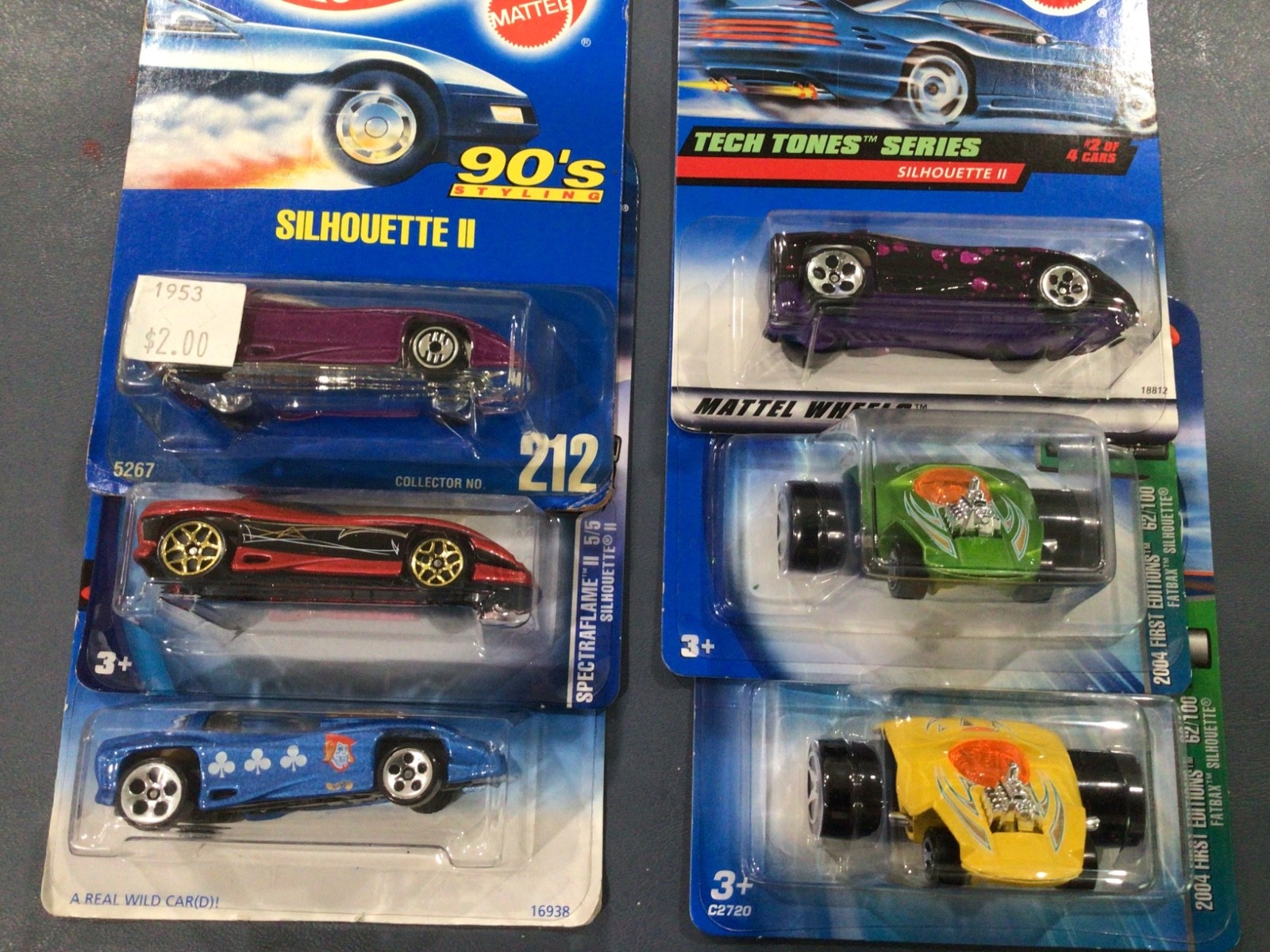 HOT WHEELS SILHOUETTE II COLLECTION YOU PICK