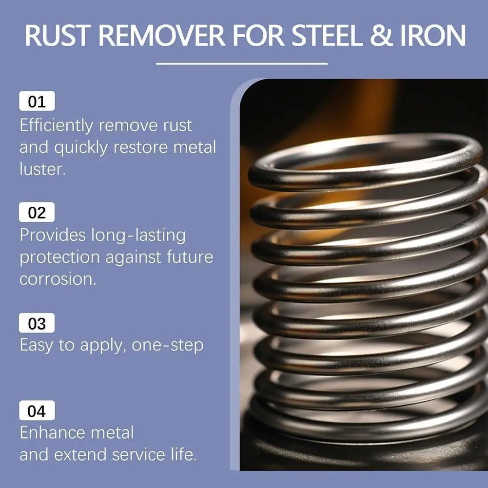 New Heavy Duty Rust Removal for Metal,Multipurpose Rust Remover Spray,Stainless