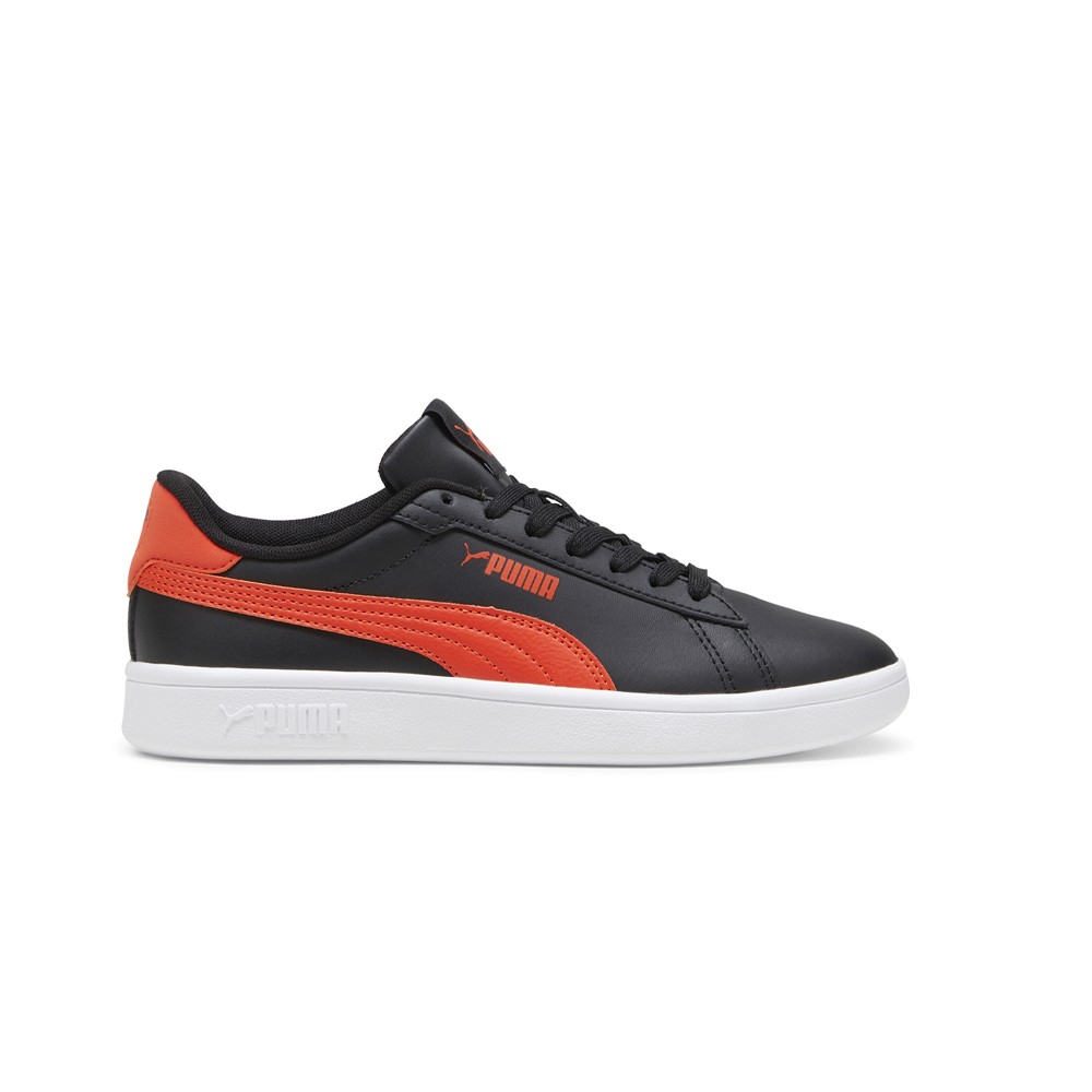 PUMA Smash 3.0 Leather Lace Up  Youth Boys Black Sneakers Casual Shoes 39203117