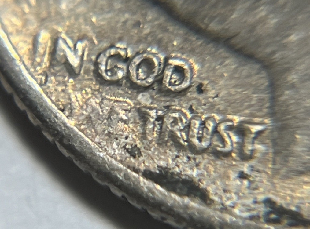 1965 Roosevelt Dime Errors DDO Strike Through Grease Toning