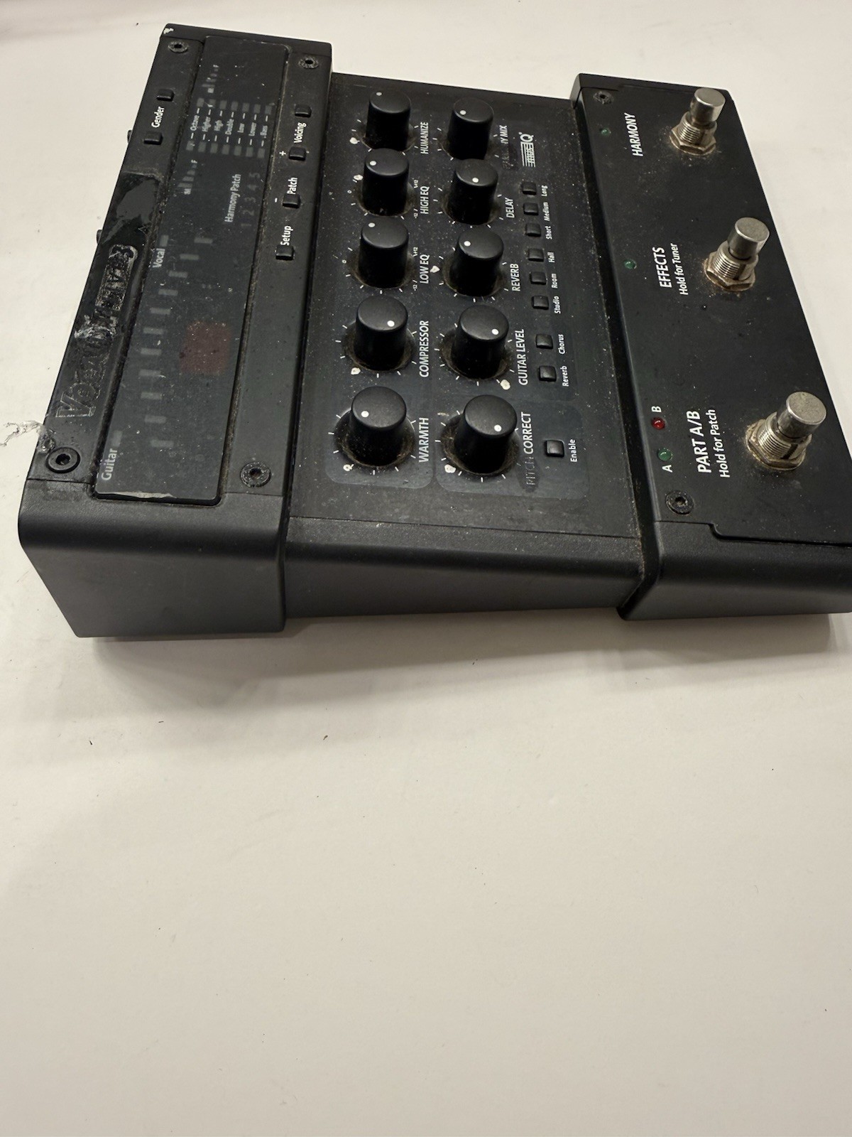 Digitech Vocalist Live 3 Vocal Multi Effects Processor Pedal + Power Supply