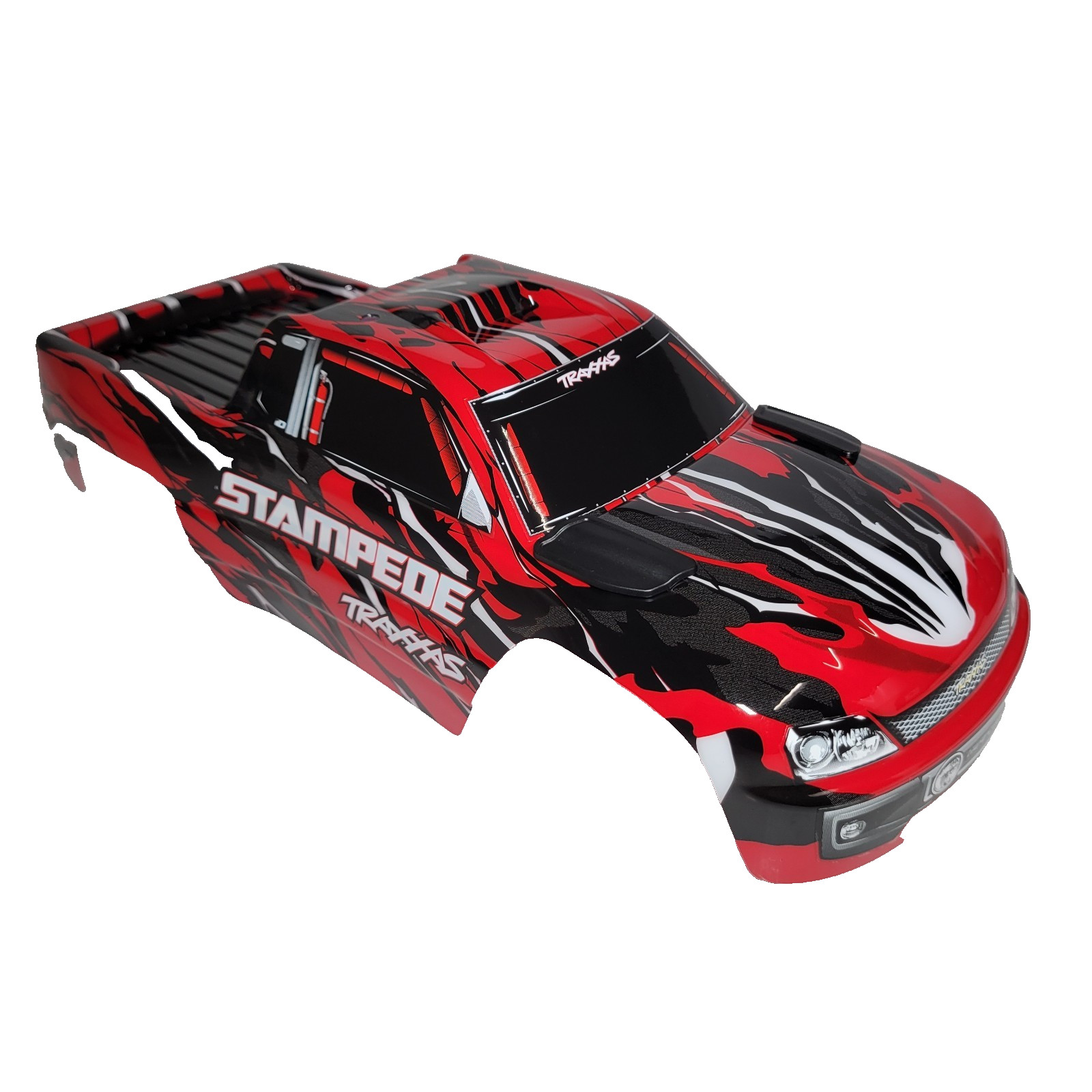 Fits Traxxas Stampede 2wd XL5 Clipless Body Shell Red Black Factory Painted