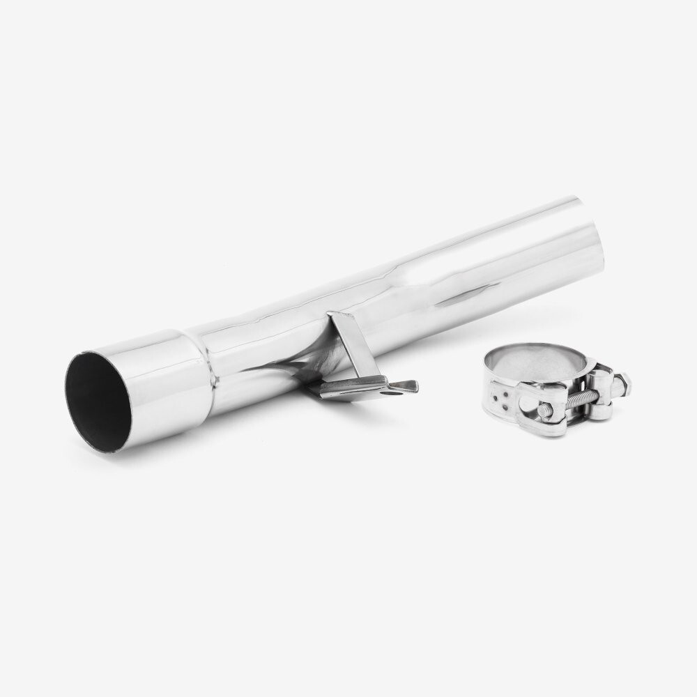 LEXTEK Stainless Exhaust Link Pipe fit GSF650 07-16 GSX650F Bandit For 51mm Can