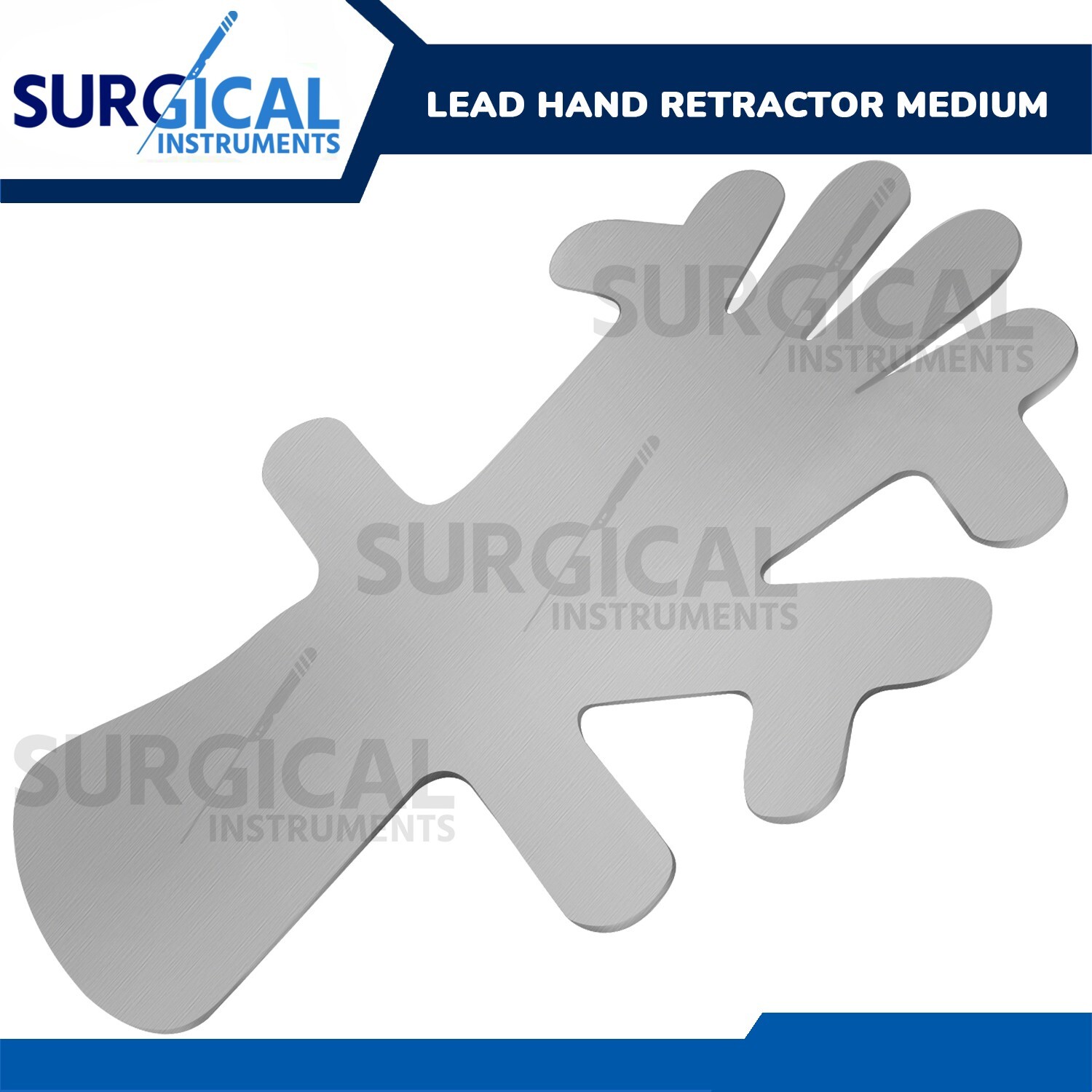 Lead Hand Retractor Orthopedic Surgical Instruments Medium Size German Grade
