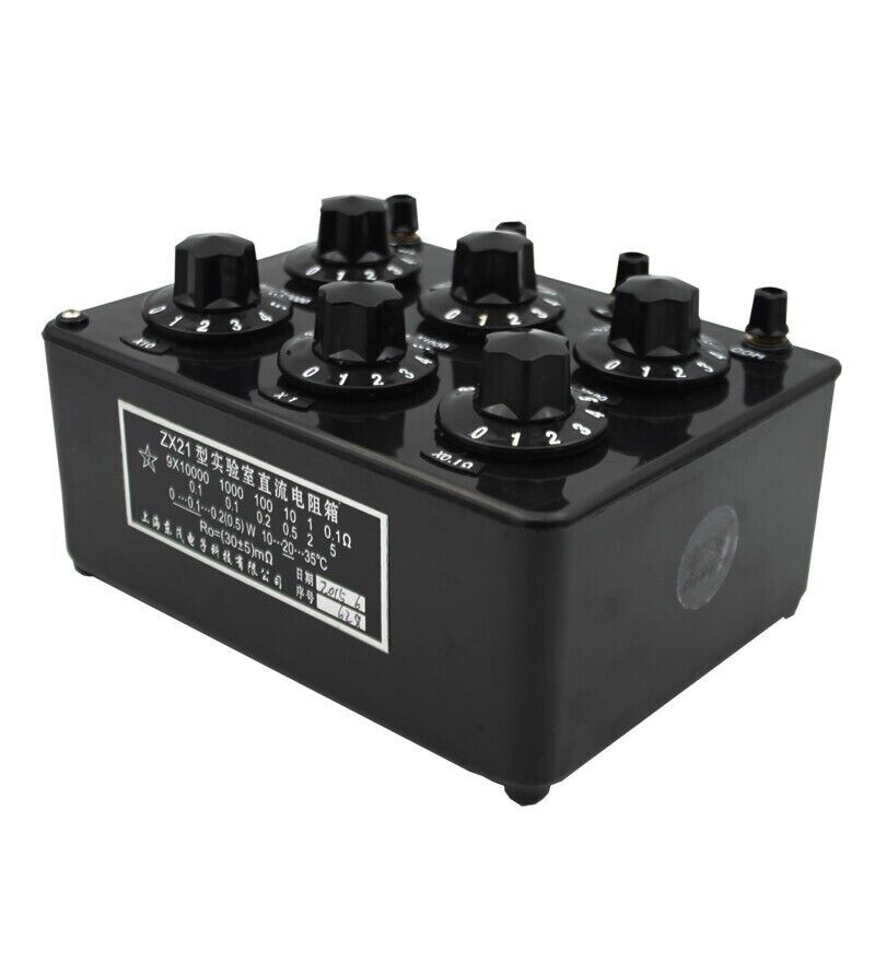 ZX21b Precision Plastic Variable Decade Resistance Resistor Box Physical Electr