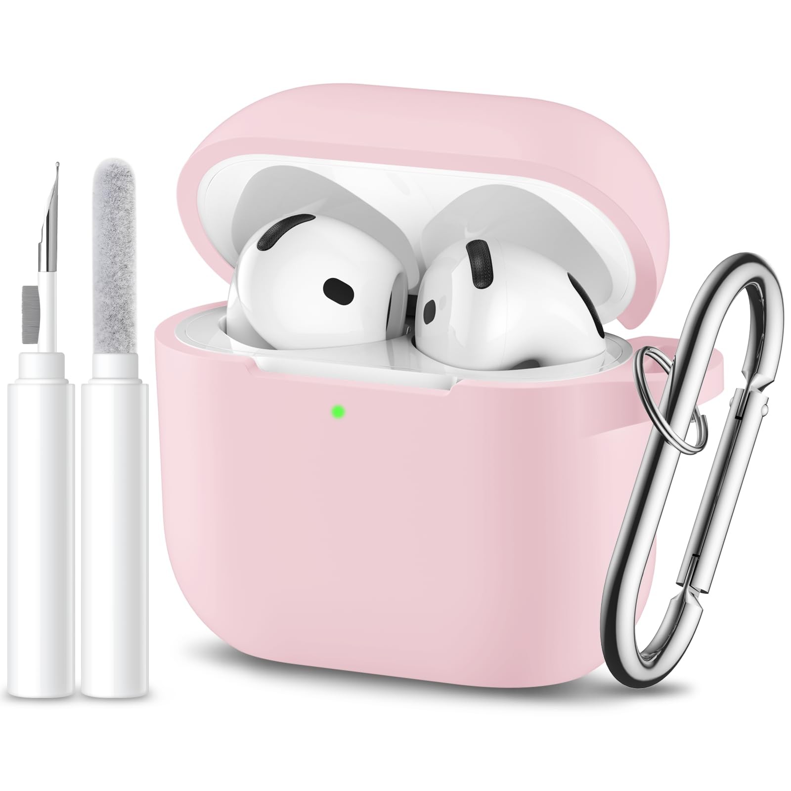 Dgege for Airpods 4th Generation Case AirPods 4 Case, Lightpink