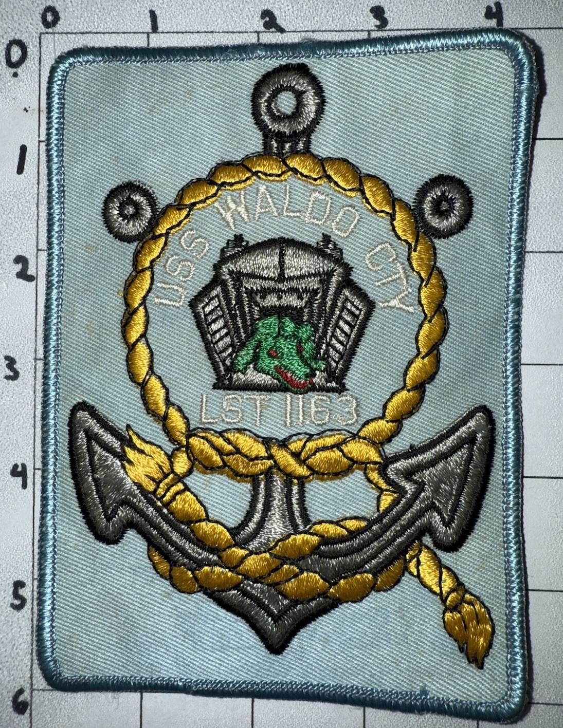 1970s - 1990s USN Navy USS Waldo County LST-1163 Patch (8