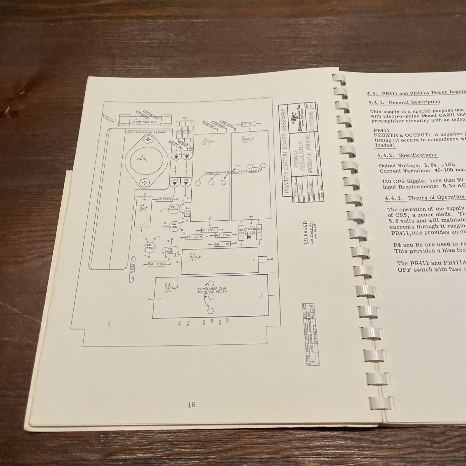 Electro-Pulse Servo Series 4500 10 MC Pulse Generator Instruction Manual