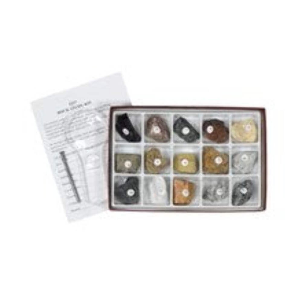 Rock Study Kit, 15 Specimens