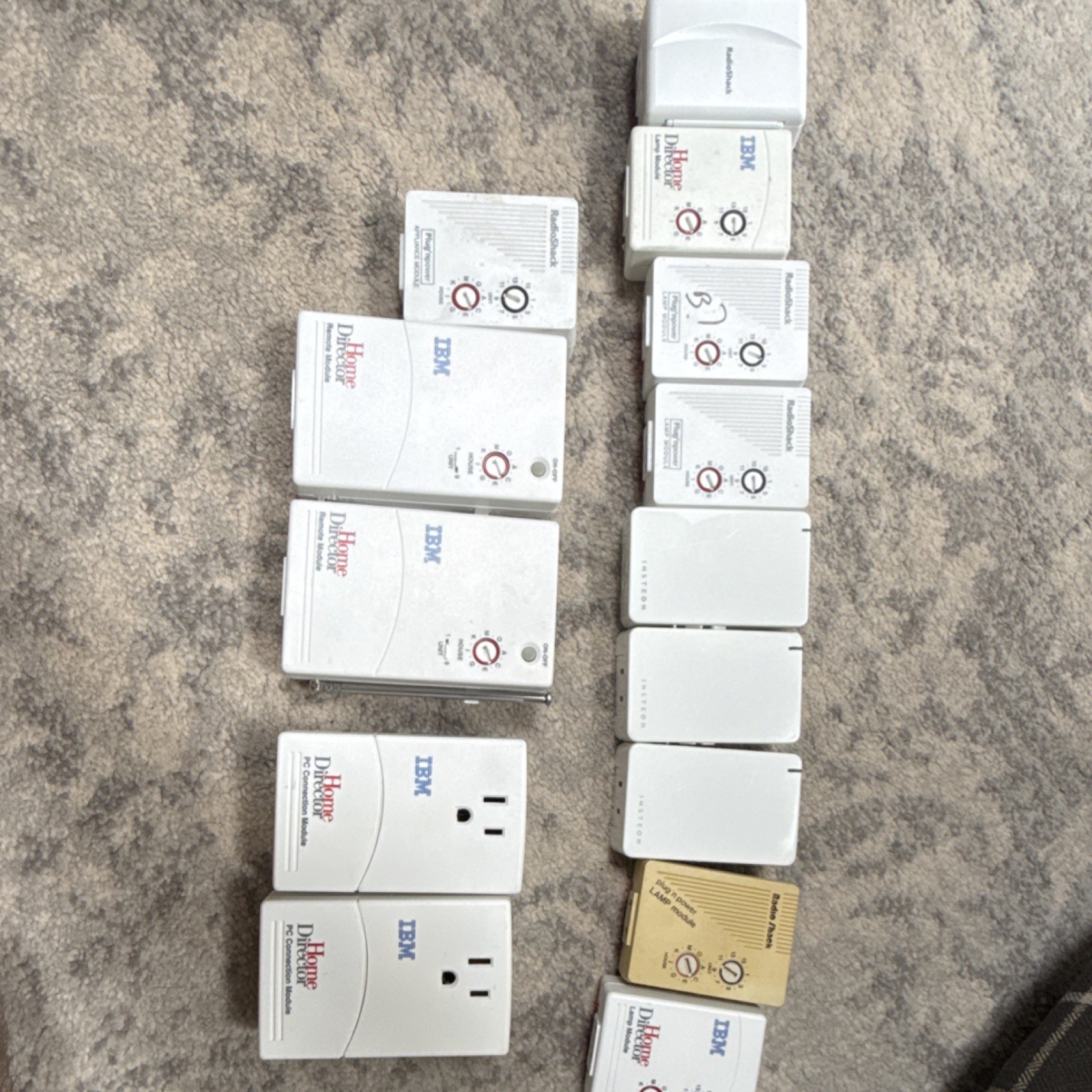 Insteon and X10 hub, light and appliance modules