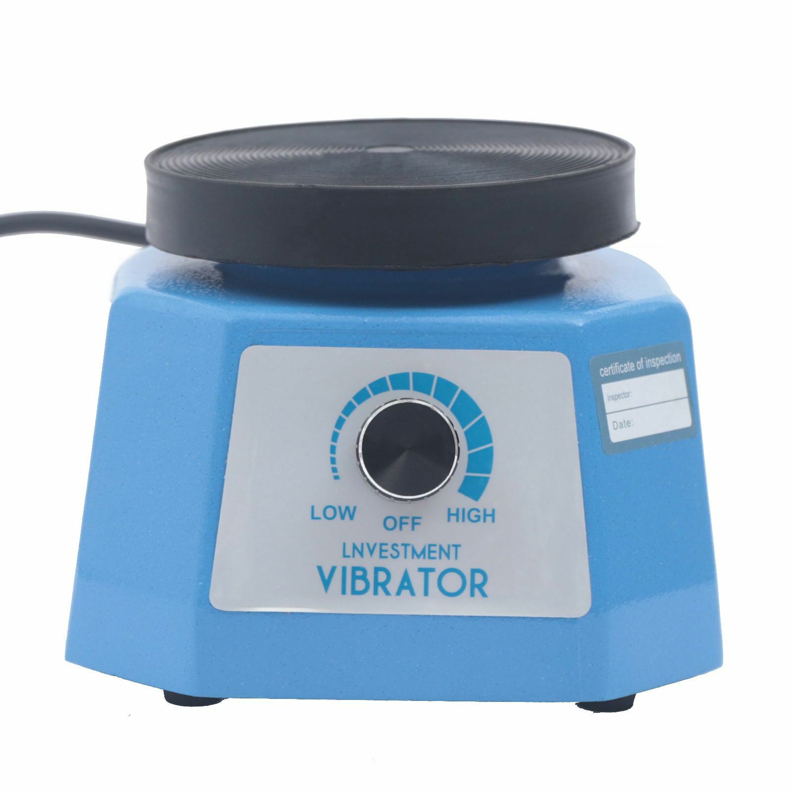 4"Round Oscillator Dental Vibrator Variable Speed Intensity Model Shaker Plaster