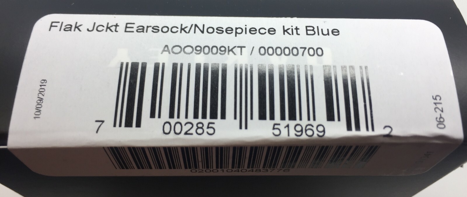 AUTHENTIC OAKLEY FLAK JACKET EAR SOCKS & NOSE PADS KIT BLUE