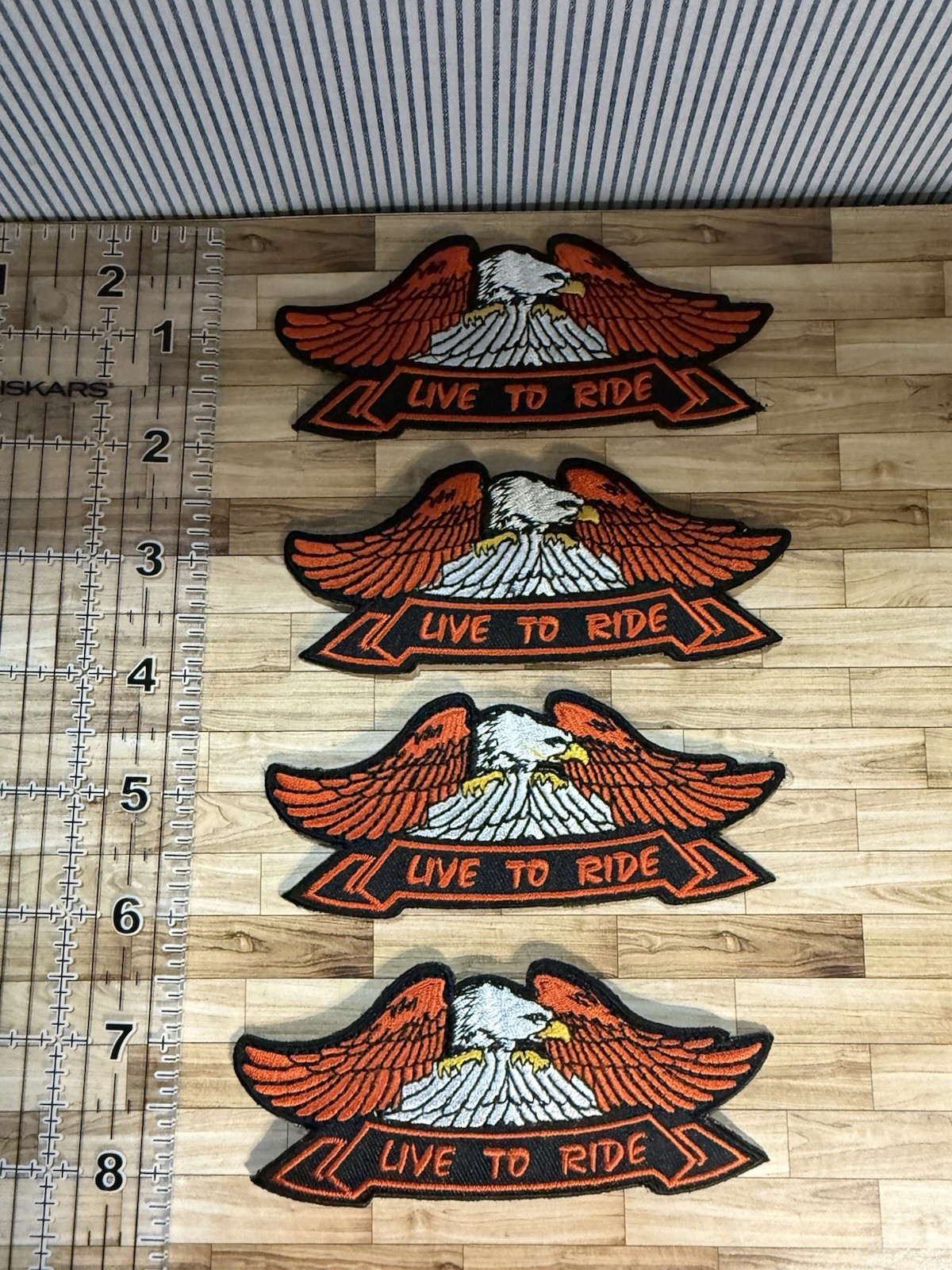 Harley Davidson Live To Ride M/C Patch ( Brand New )