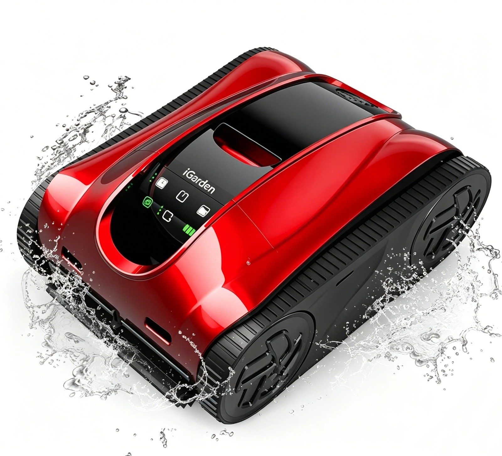 iGarden K Pro 100 Cordless Robotic Pool Cleaner 10H Wall Climbing AI Navigation