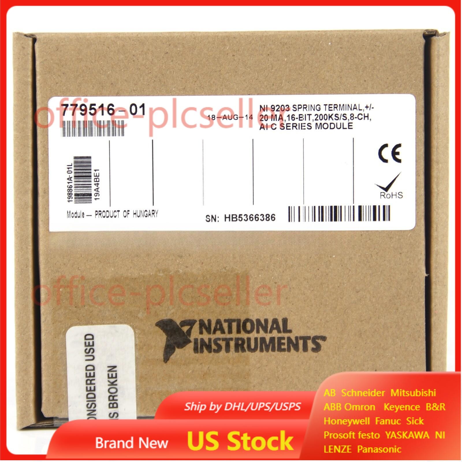 US Free TAX New NI 779516-01 Analog Current Input Module.
