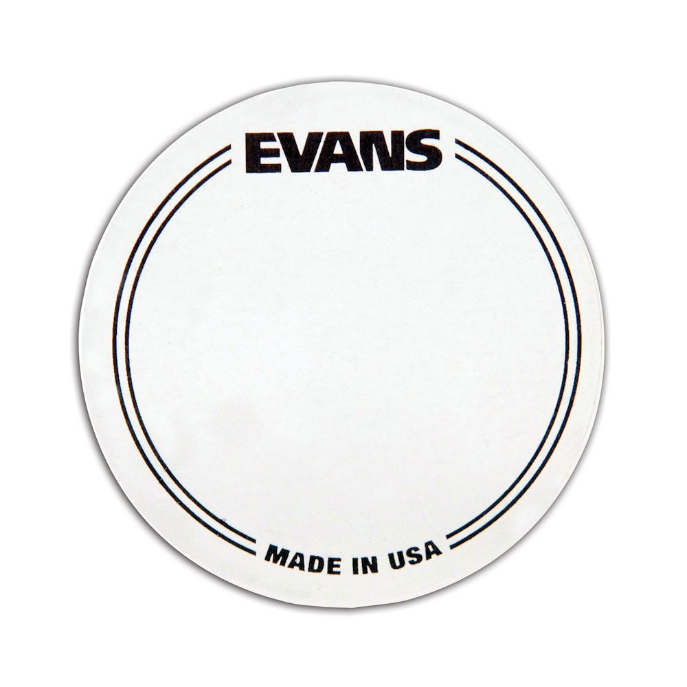 Evans Clear Poly Bass Drum Patch EQPC1 2-pack