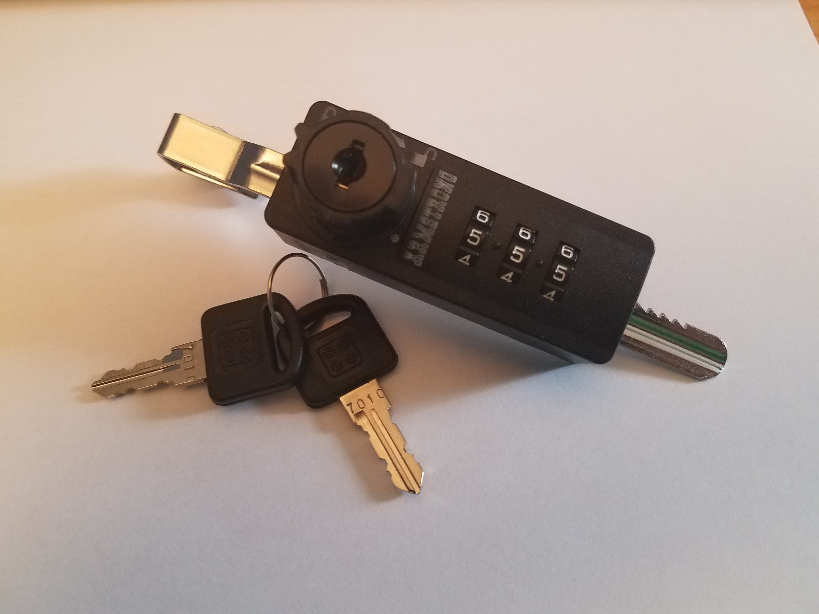 3 digit Combination Ratcheting Lock For Showcase Sliding Glass Door DL-BK470