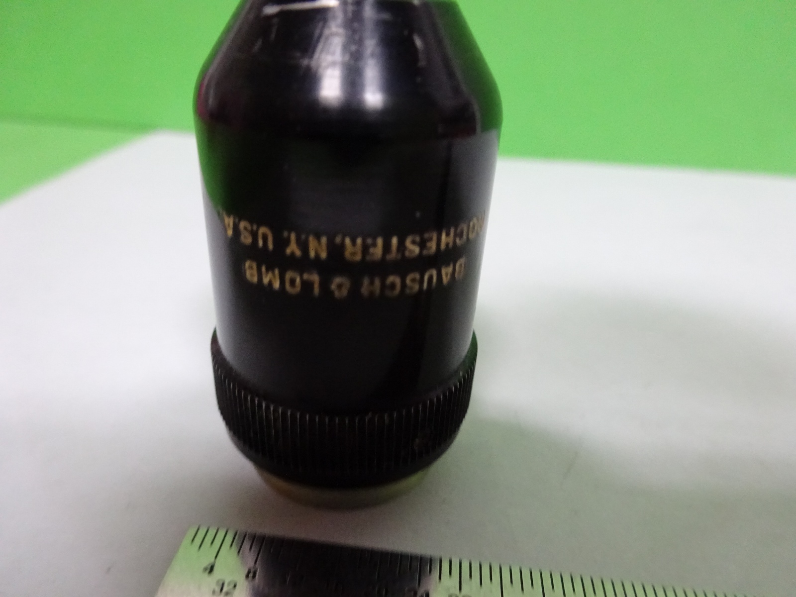 MICROSCOPE PART OBJECTIVE BAUSCH LOMB 40X OPTICS AS IS BIN#Y5-51
