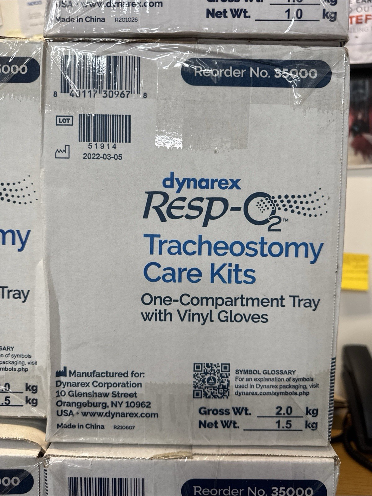 Tracheostomy Care Kit - basic - by Dynarex / RESP-O2 - Case Of 20