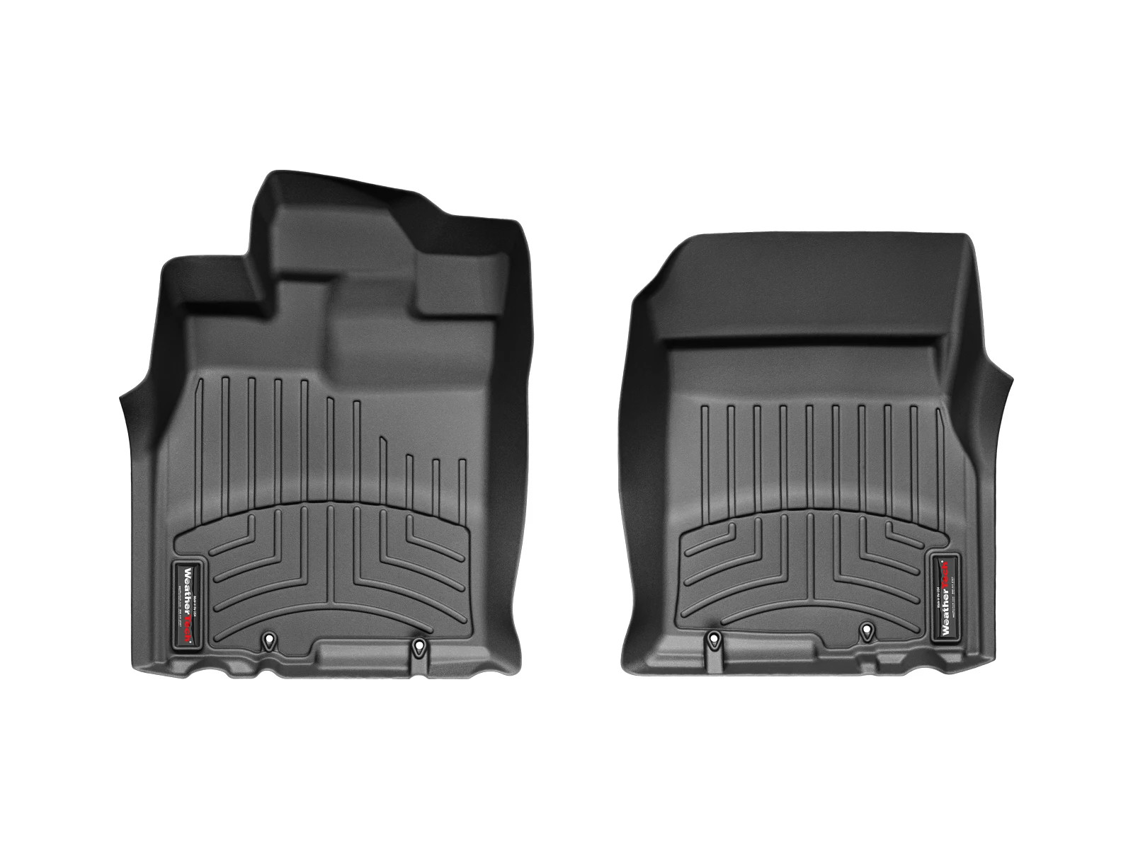 WeatherTech FloorLiner for 2011-2011 Toyota FJ Cruiser - 1st Row, Black