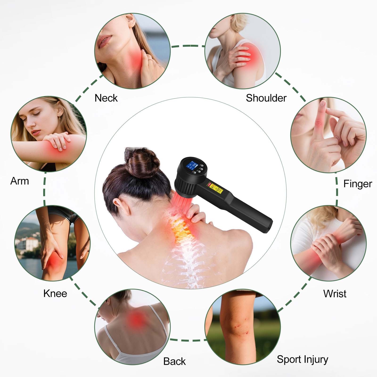 3000mW Multi Species Cold Laser Therapy Device Machine for Home Use Pain Support