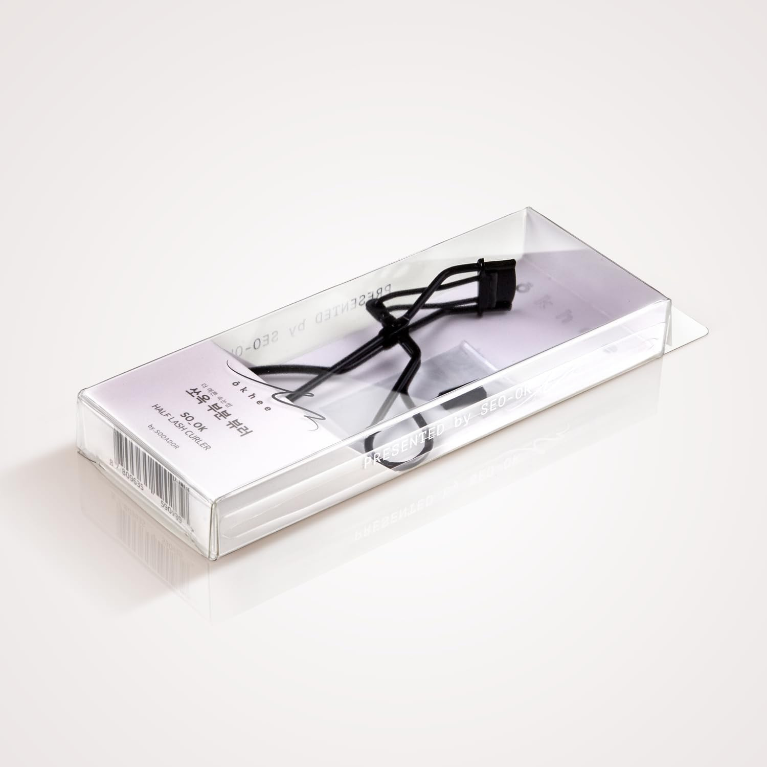 Okhee SO-OK Precision Lash Half Curler – Inner & Outer Corner Eyelash Curler for