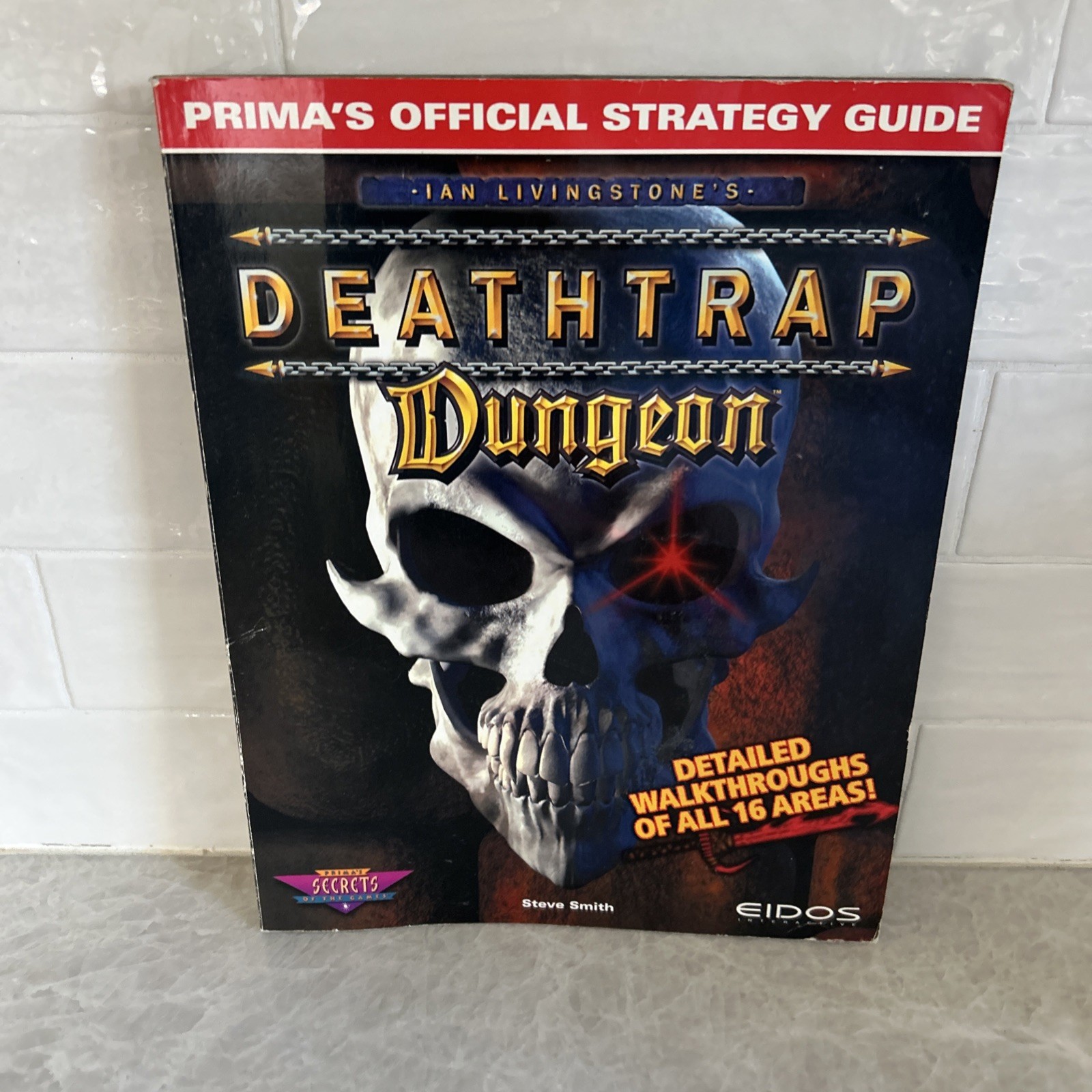 Deathtrap Dungeon Prima Official Strategy Guide 1998 PS1 PC Eidos Complete Book