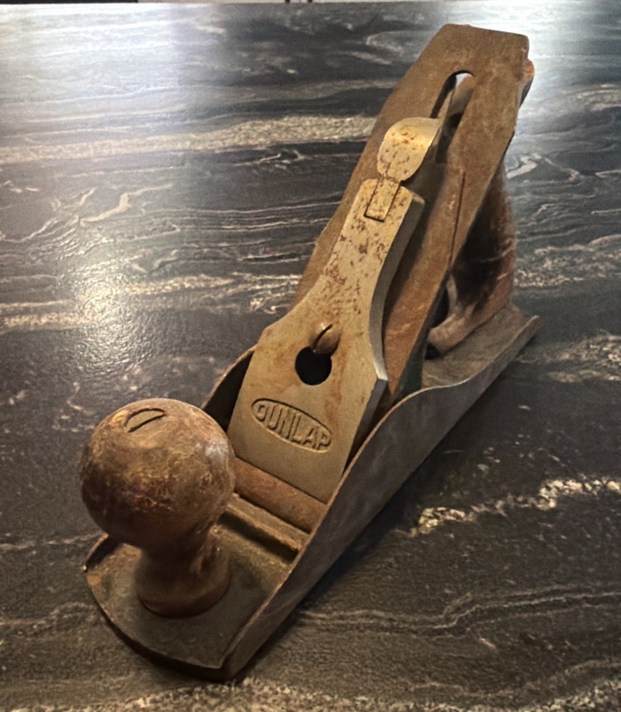Vintage Dunlap Hand 9.5 Hand Wood Plane 4DBB Woodworking Tool