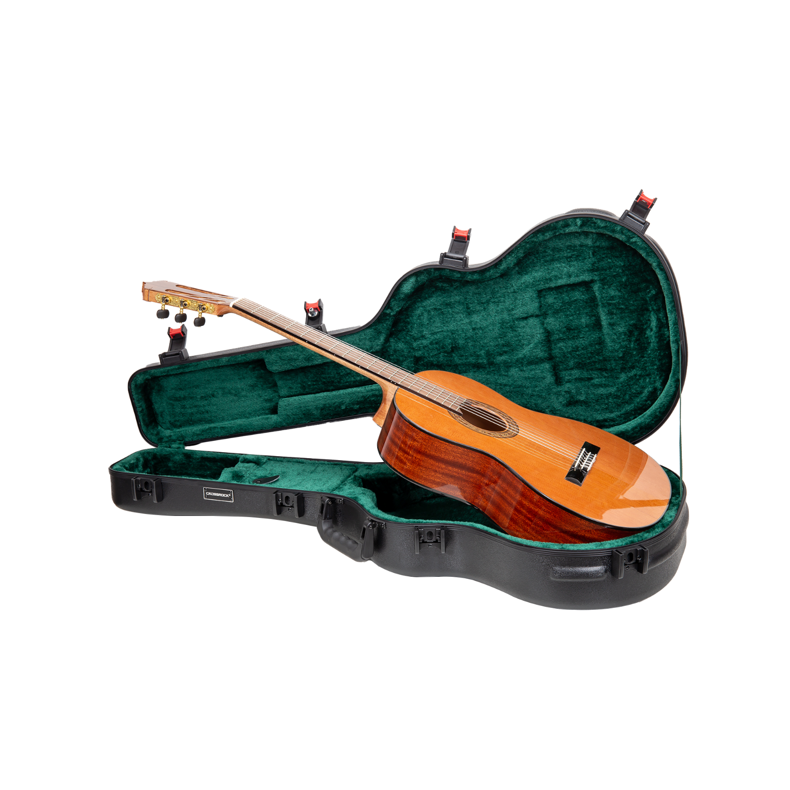 Crossrock Scratch-resistant Case for 4/4 Classical Nylon String Acoustic Guitars