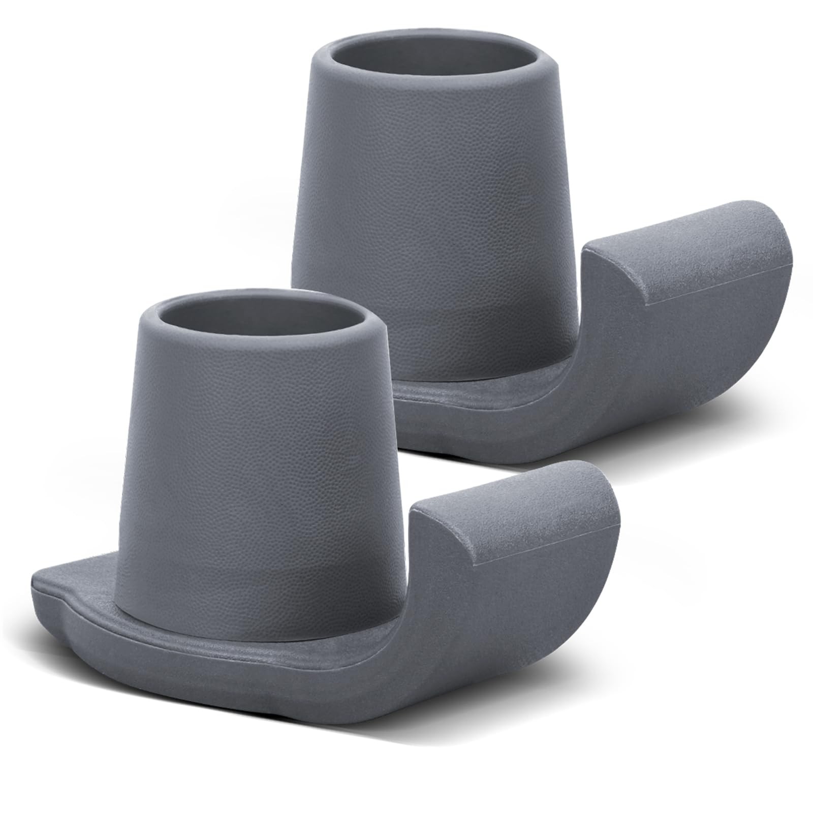Walker Ski Glides, 2 Pack Durable Glides for Folding 2 Pack, Gray