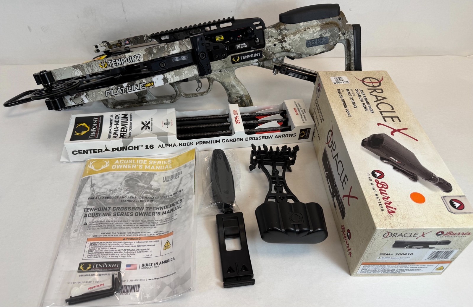 TenPoint Flatline 460 Oracle, ACUslide, Burris Oracle Scope- CB23008-6869