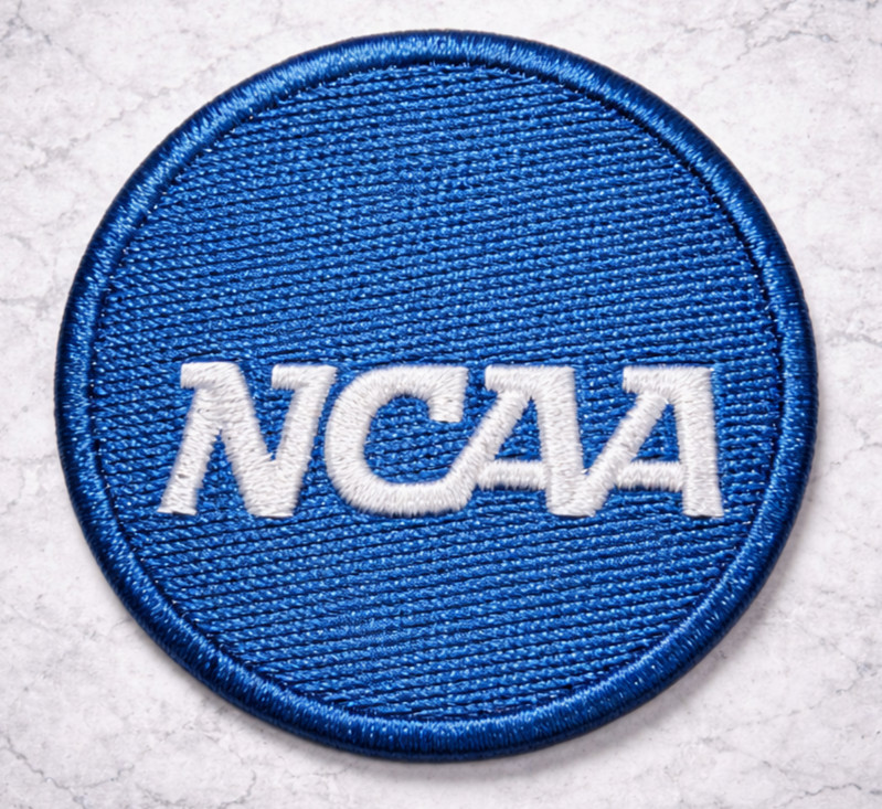 NCAA  EMBROIDERED IRON ON PATCH 1.5" ROUND  FREE SHIPPING