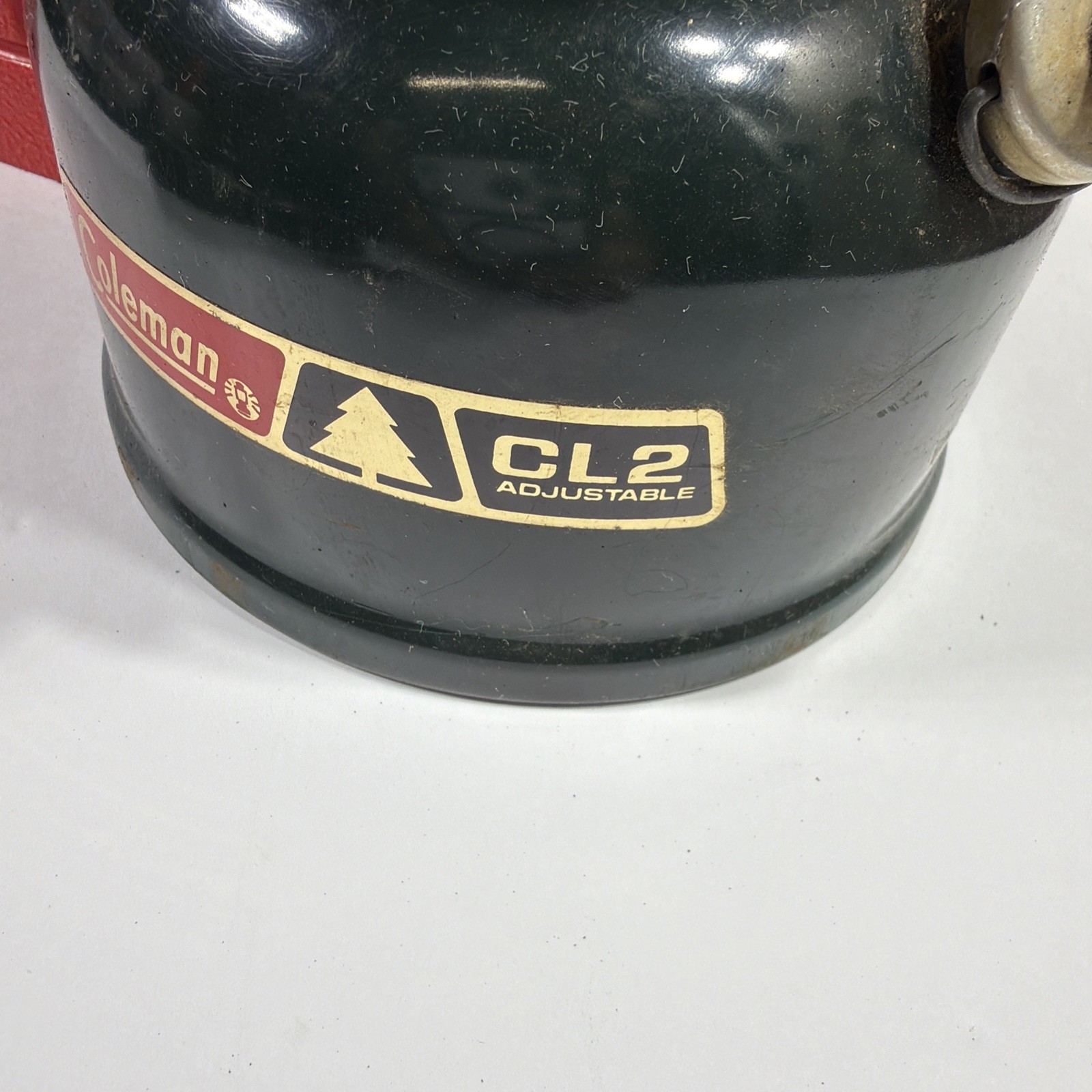 Coleman Lantern 288 with Hard Shell Red/Black With Hard Shell Carry Case CL2 Adj