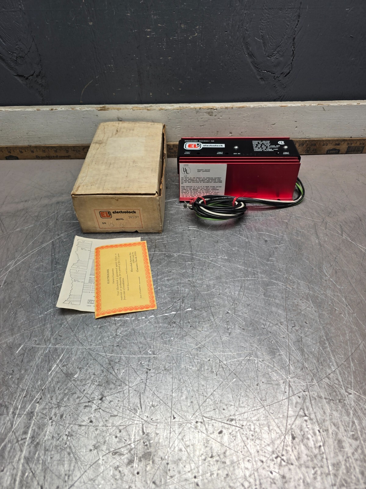 ELECTROLOCK  CEI240-3PY TRANSIENT VOLTAGE SURGE SUPRESSOR, NEW! MAKE OFFER