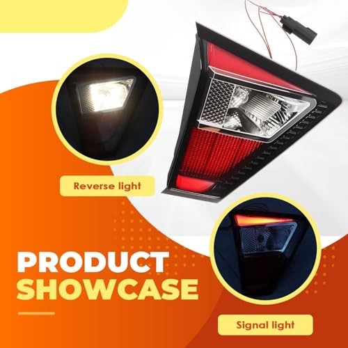 Inner Tail Light Assembly Compatible with 2017 2018 2019 Escape Driver Left