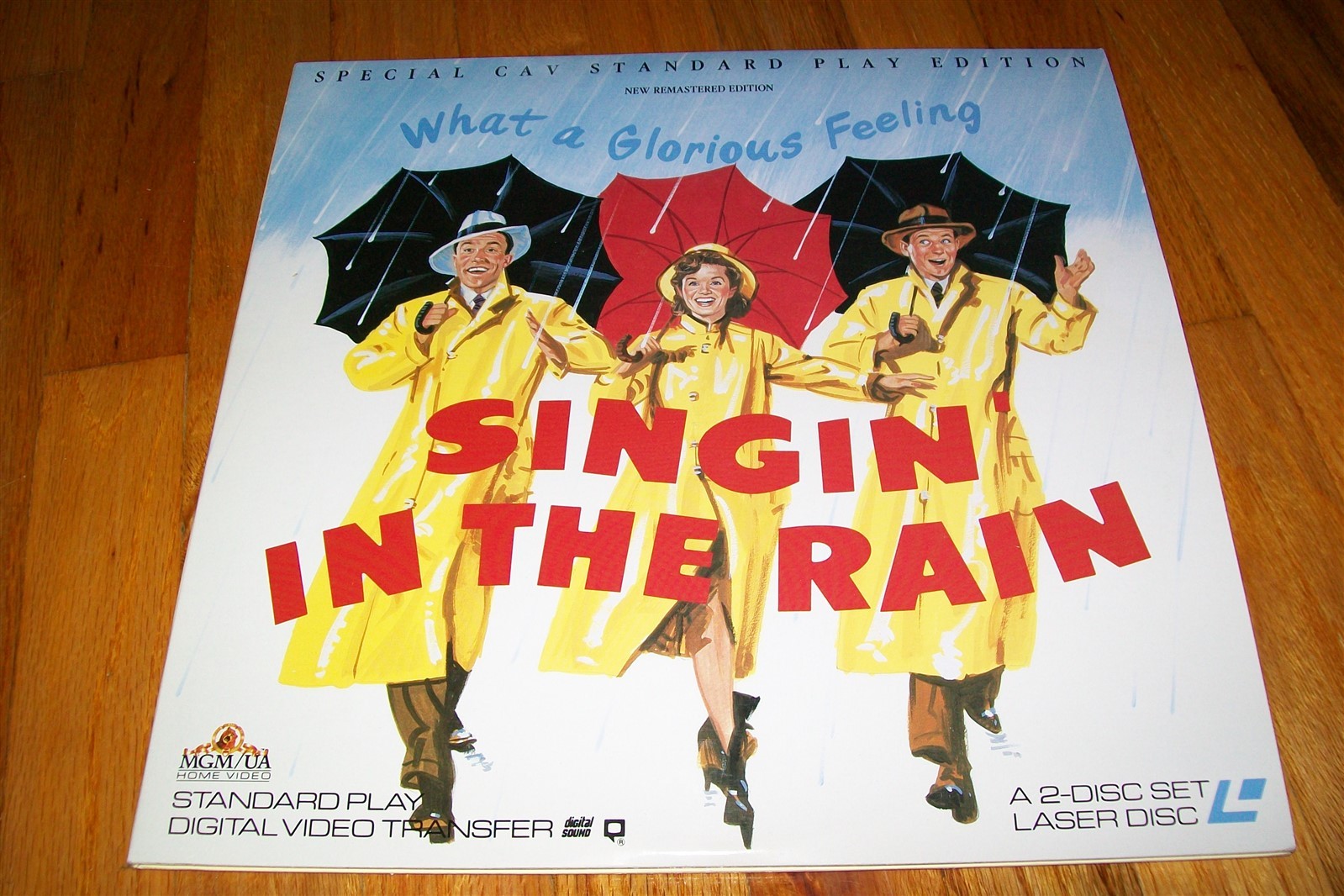 SINGIN' IN THE RAIN 2-Laserdisc LD SET SPECIAL CAV PLAY EDITION RARE REMASTERED