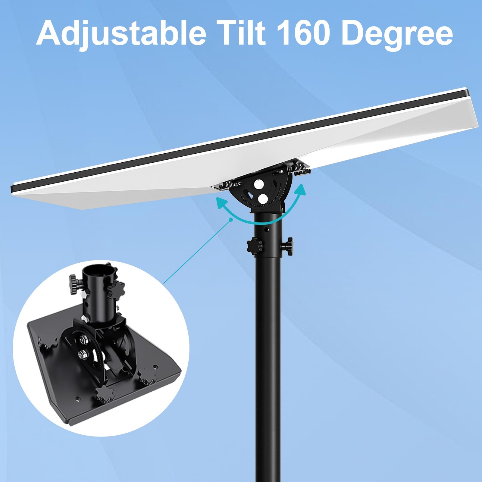 Star-Link Standard Gen3/4/4X Pipe Adapter Mount, Adjustable Tilt Angle