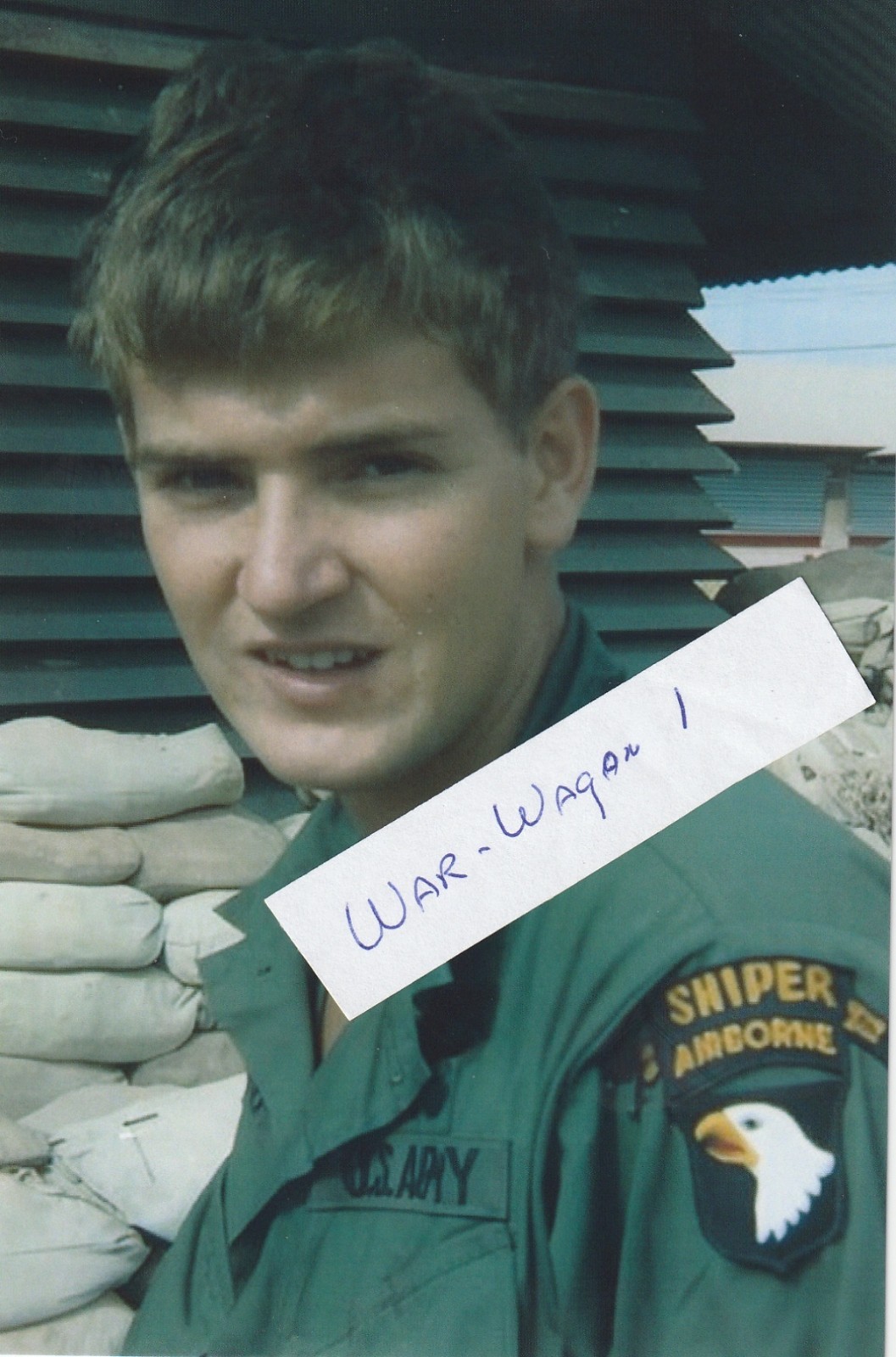 Vietnam  War  Photo --  US Soldier - Sniper