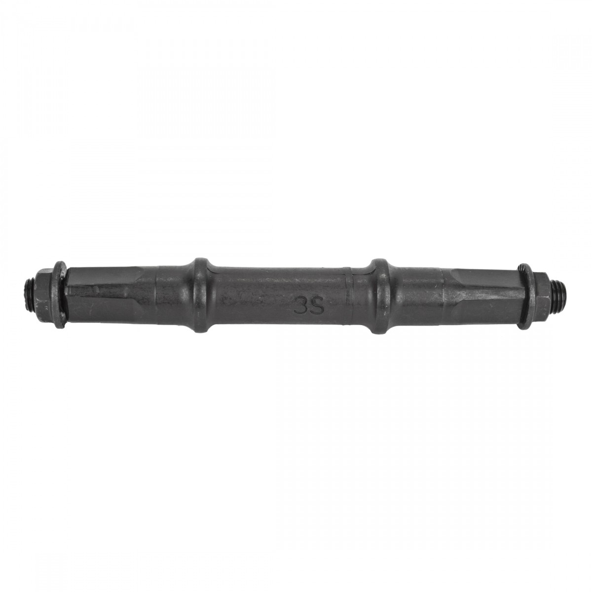 Sunlite 3S Square Taper Bottom Bracket Axle with Nuts - Compatible with 52mm,