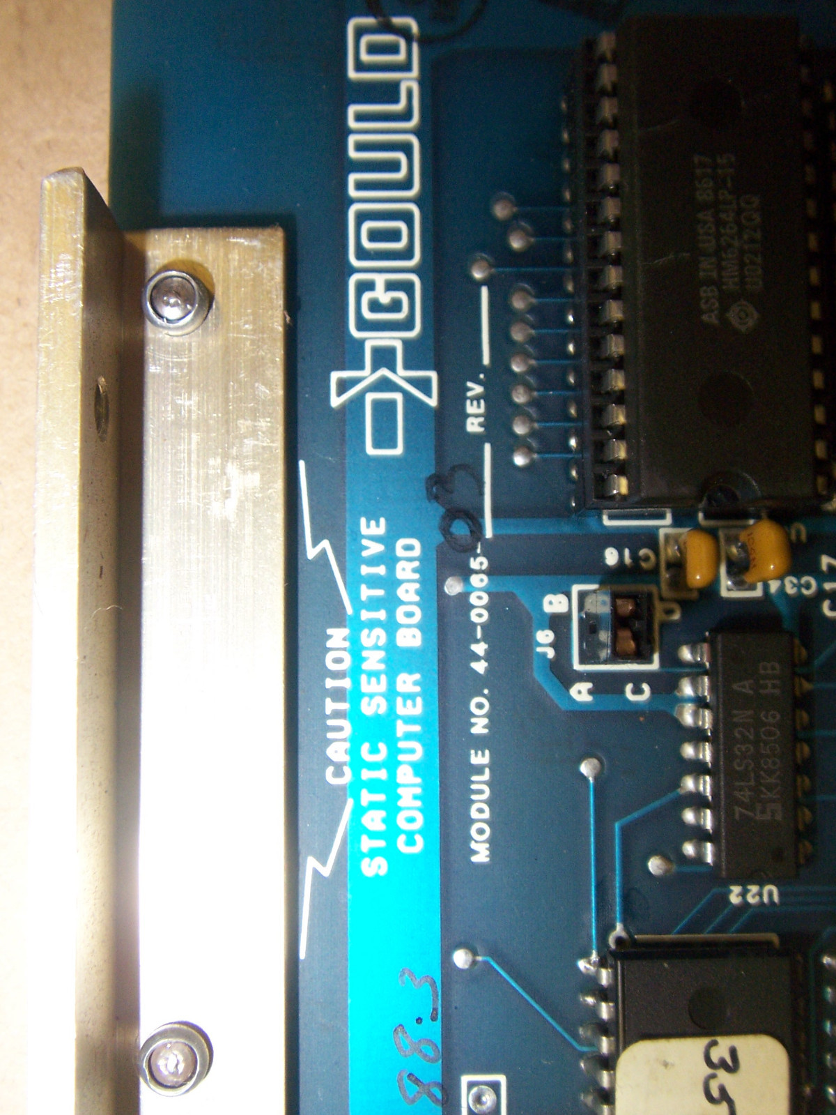 GOULD 44-0065-03 RATE SELECT MODULE CIRCUIT BOARD BAUD