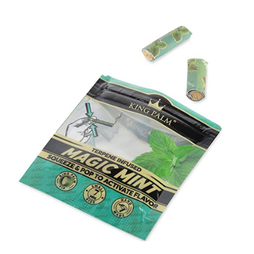 King Palm | Flavored Filter Tips | Magic Mint | 50 Pack X 2 = 100 Rolling Tips