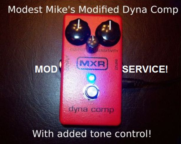 MXR Dyna Comp Mod Service - Send Us Your Pedal!