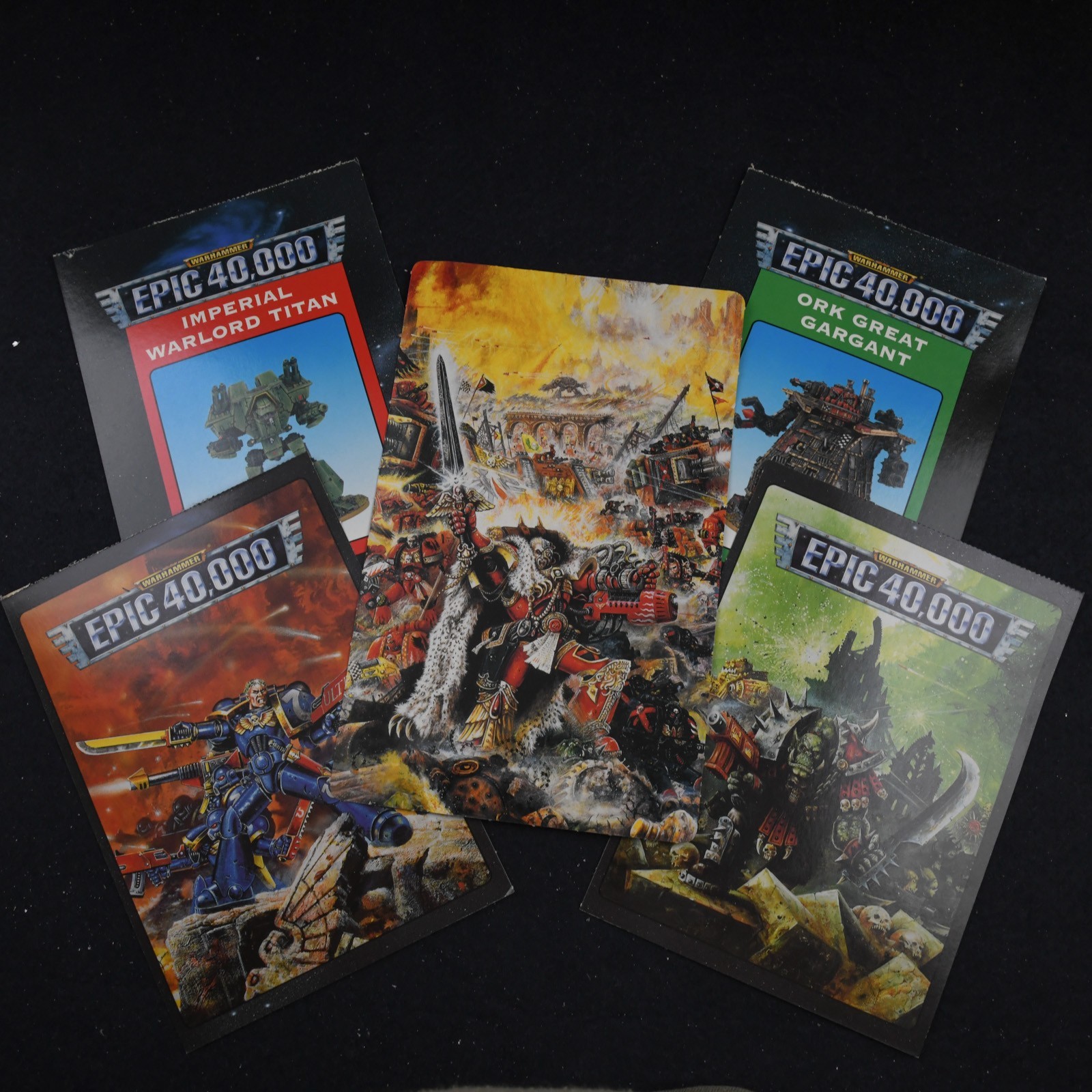 Warhammer 40k Epic 40,000 Data Cards Summary Warlord Titan Gargant Space Marines