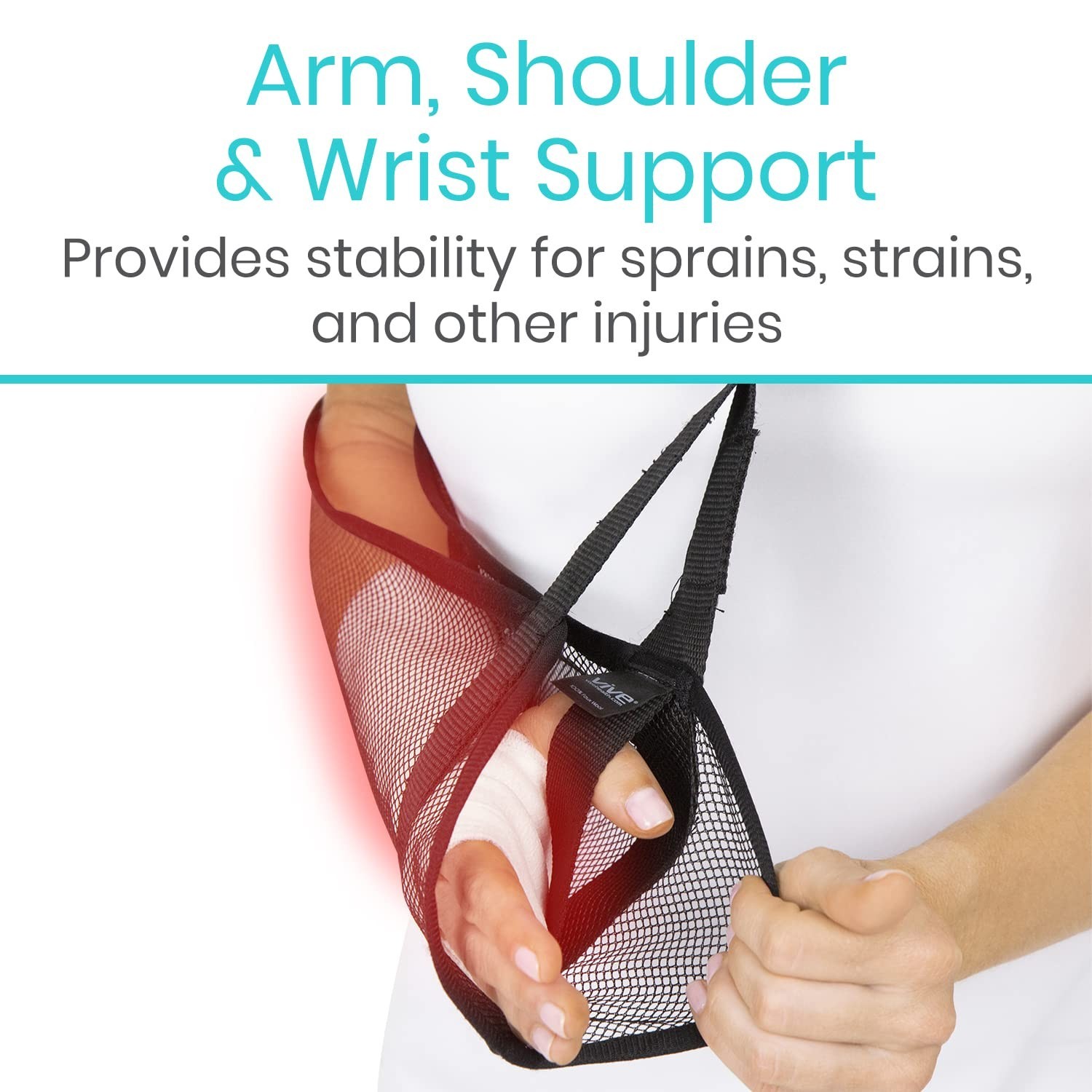 Vive Arm Sling for Shoulder Injury & Surgery Recovery - Waterproof Mesh Showe...