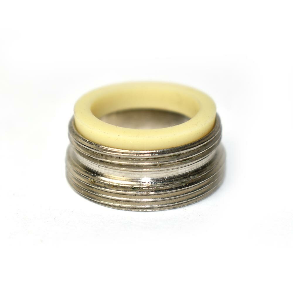 Aerator Adapter Small Female PP 55/64 Inch -27T x 13/16 Inch-27T Lead Free Brass