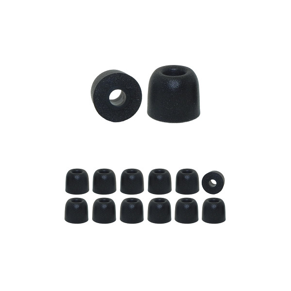 EP400  6 pair memory foam earbud tips Phaiser replacement ear tips earphone tips