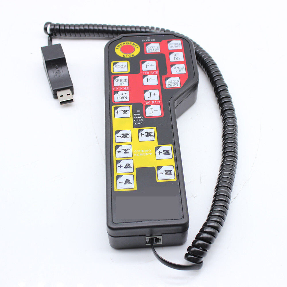 For Mach 3 Only 4 Axis Industrial Mach 3 CNC Remote Engraving Machine Controller